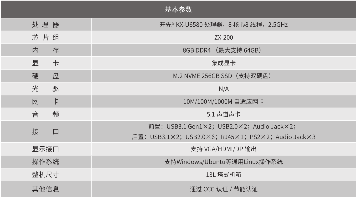 同方超越E500系列台式机